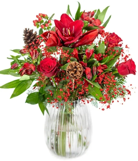 Festive Pines and Petals