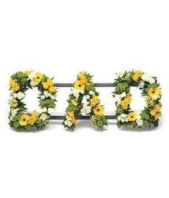 Mixed Flower Lettering